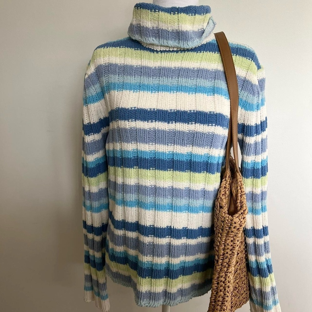 Vintage Basic Editions Fuzzy Turtleneck Sweater